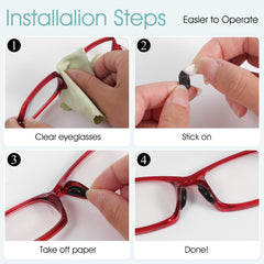 Universal fit for metal and plastic eyeglass frames