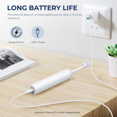 2-minute timer indicator on XOKK toothbrush