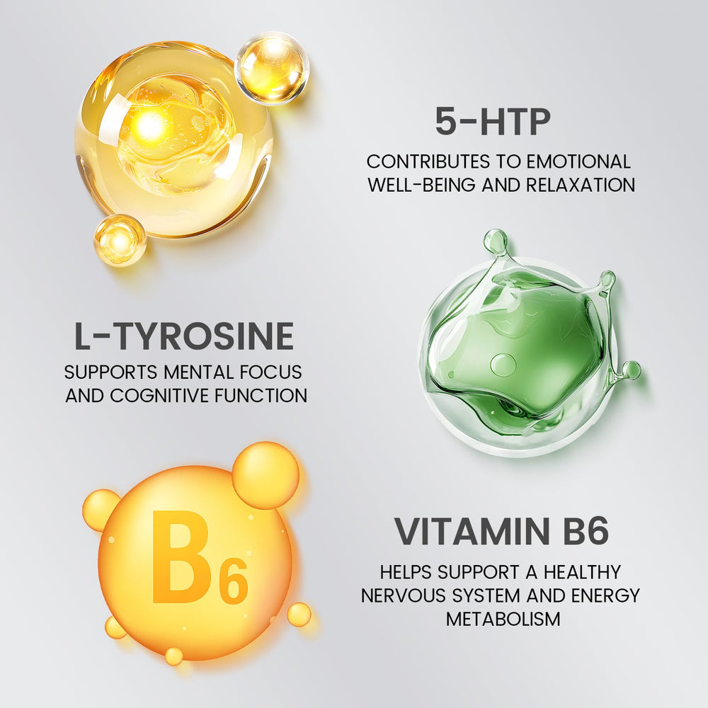 5-HTP plant-based formula in XOTMPFLY patches