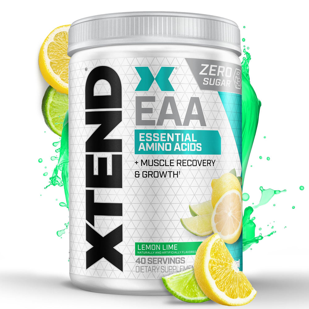 XTEND EAA + BCAA powder Lemon Lime 40 servings canister