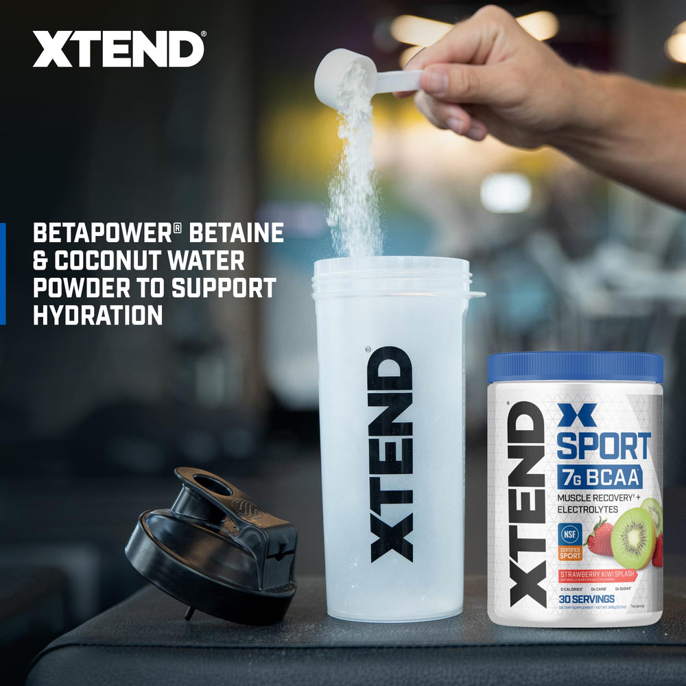 NSF Certified for Sport seal on XTEND BCAA powder label