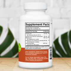 Close-up of Xtravit Leg Cramp ingredients