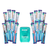 XTRENDY Euro-Tech Extra Soft Toothbrush 16-pack blister-sealed packaging