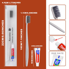 Travel hygiene kit: disposable toothbrushes and toothpaste by Xuezoioy — image 4