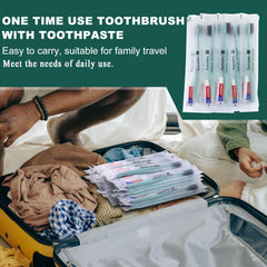 Hygiene travel kit in eco-friendly straw-based packaging