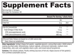 Allergen-free and GMO-free fish oil formulation