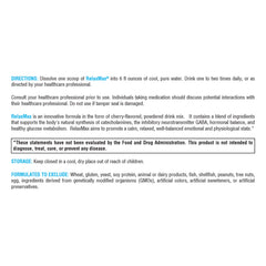 RelaxMax magnesium malate powder canister on countertop