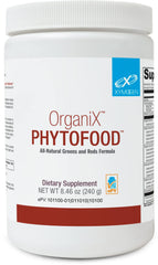 XYMOGEN OrganiX Phytofood Reds and Greens front label