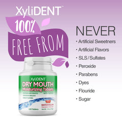 Ingredients list of XyliDENT dry mouth tablets