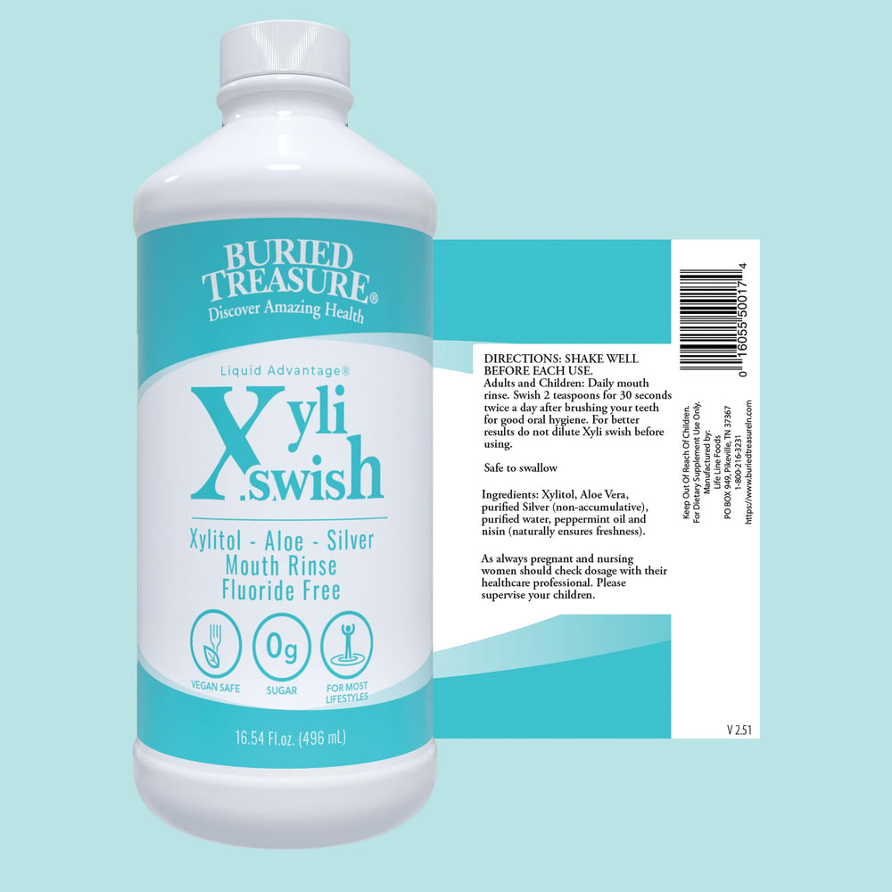 Close-up of the 16oz bottle label and branding