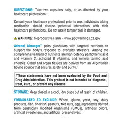 Pantothenic acid and B vitamins components