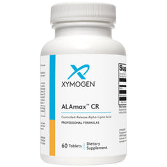 XYMOGEN ALAmax CR 600mg tablet bottle and packaging
