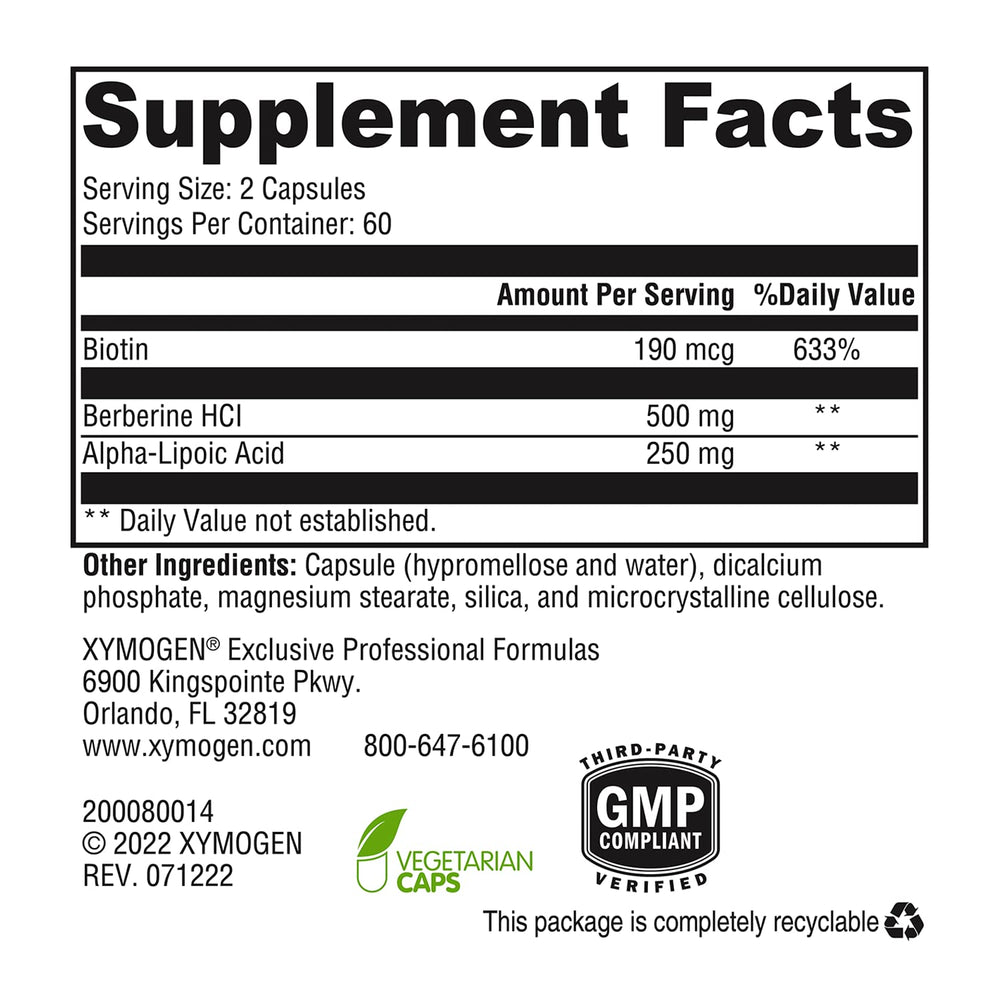 Label highlighting excluded ingredients (wheat, gluten, GMOs, etc.)