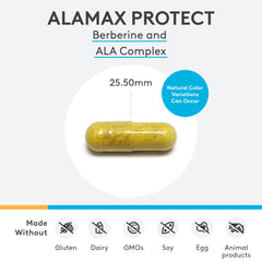 XYMOGEN ALAmax Protect packaging label