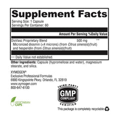 Close-up of DioVasc capsules