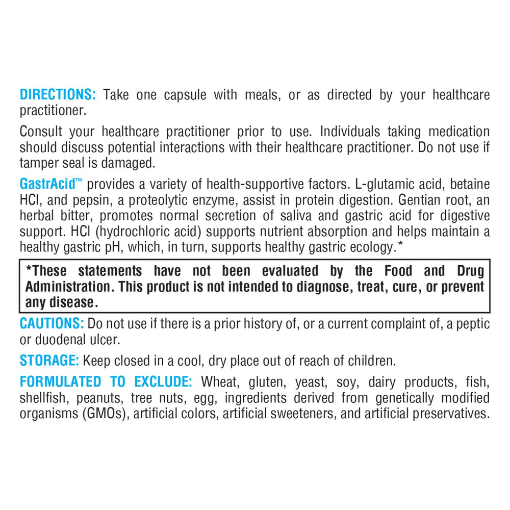 Digestive system illustration showing gastric acid and digestion