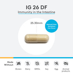 XYMOGEN IG 26 DF Powder packaging label close-up