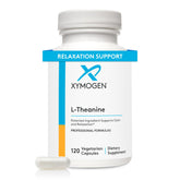 XYMOGEN L-Theanine bottle showing Suntheanine 400 mg per serving