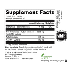 Selenium 100 mcg component featured in Liver Protect