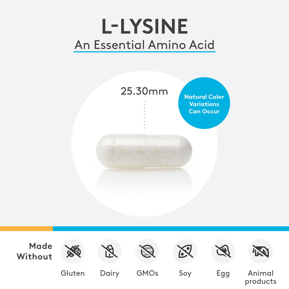 Side view of XYMOGEN L-Lysine 1000mg capsules bottle