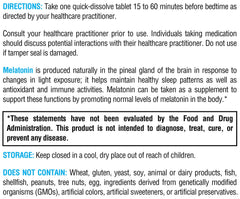 Close-up of another peppermint lozenge tablet dissolving