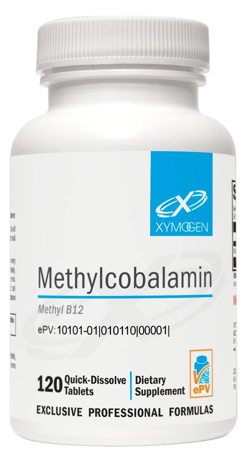 XYMOGEN Methylcobalamin 5,000 mcg bottle label