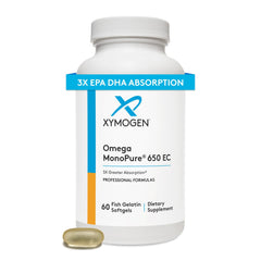 Hero image of XYMOGEN Omega MonoPure 650 EC Omega-3 fish oil softgels