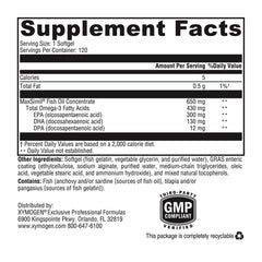 Non-GMO, gluten-free Omega-3 supplement