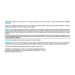 60 servings per container indicator on label