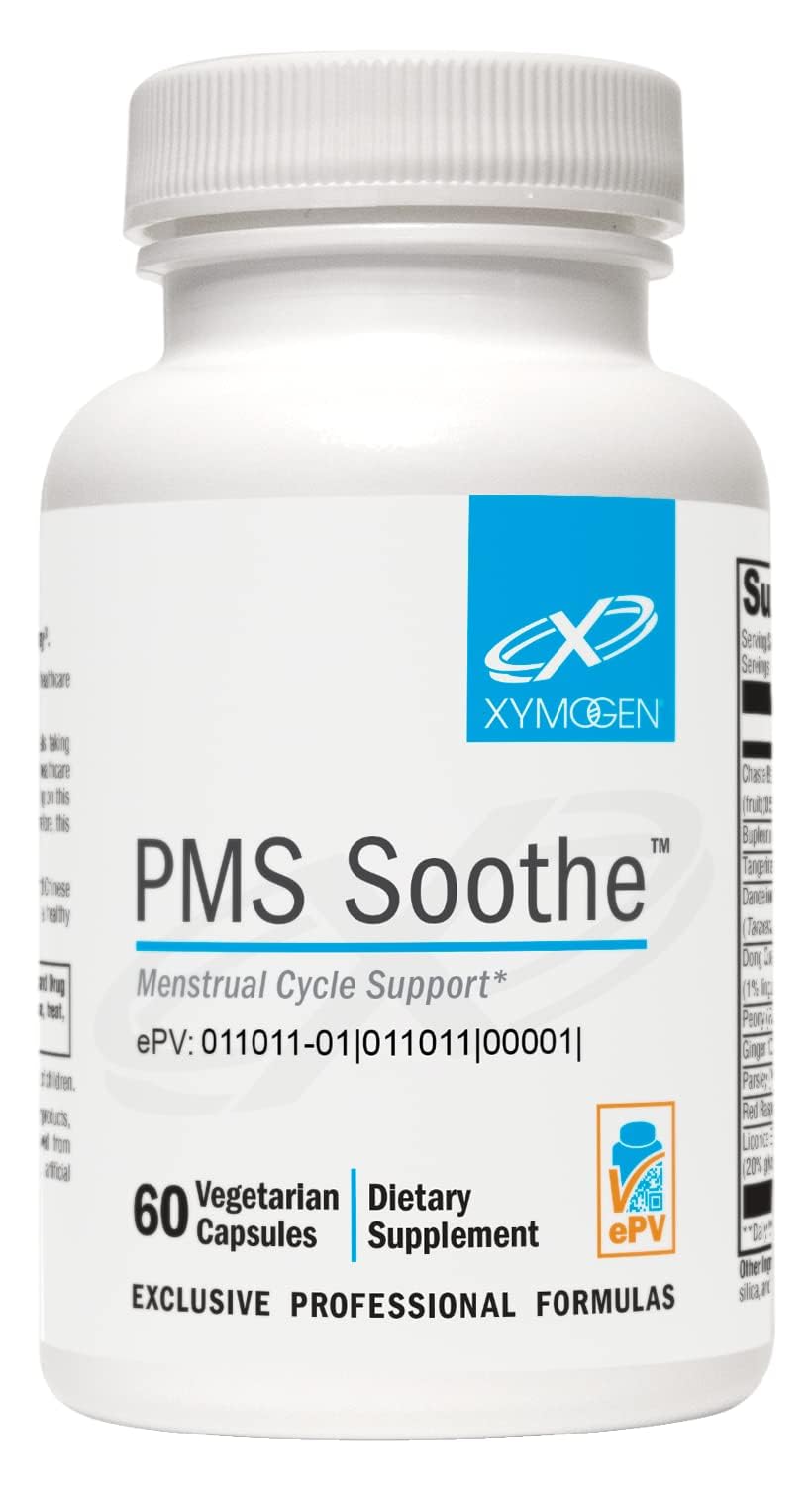 XYMOGEN PMS Soothe Cycle Support bottle label
