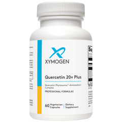 XYMOGEN Quercetin 20× Plus bottle with 60 capsules