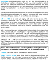 Key ingredients: SAM-e 400 mg and TMG