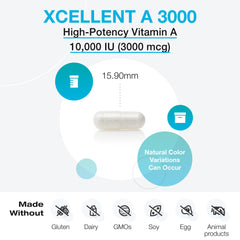 XYMOGEN Xcellent A 3000 bottle – side view