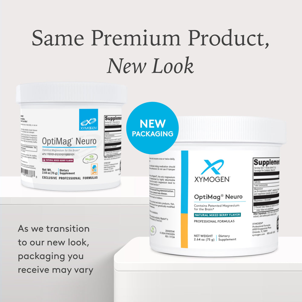 Supplement facts panel of XYMOGEN Adrenal Manager