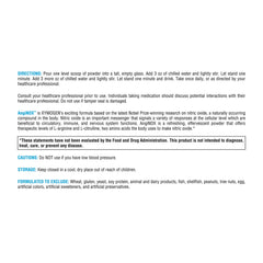Quercetin and folate ingredients on packaging