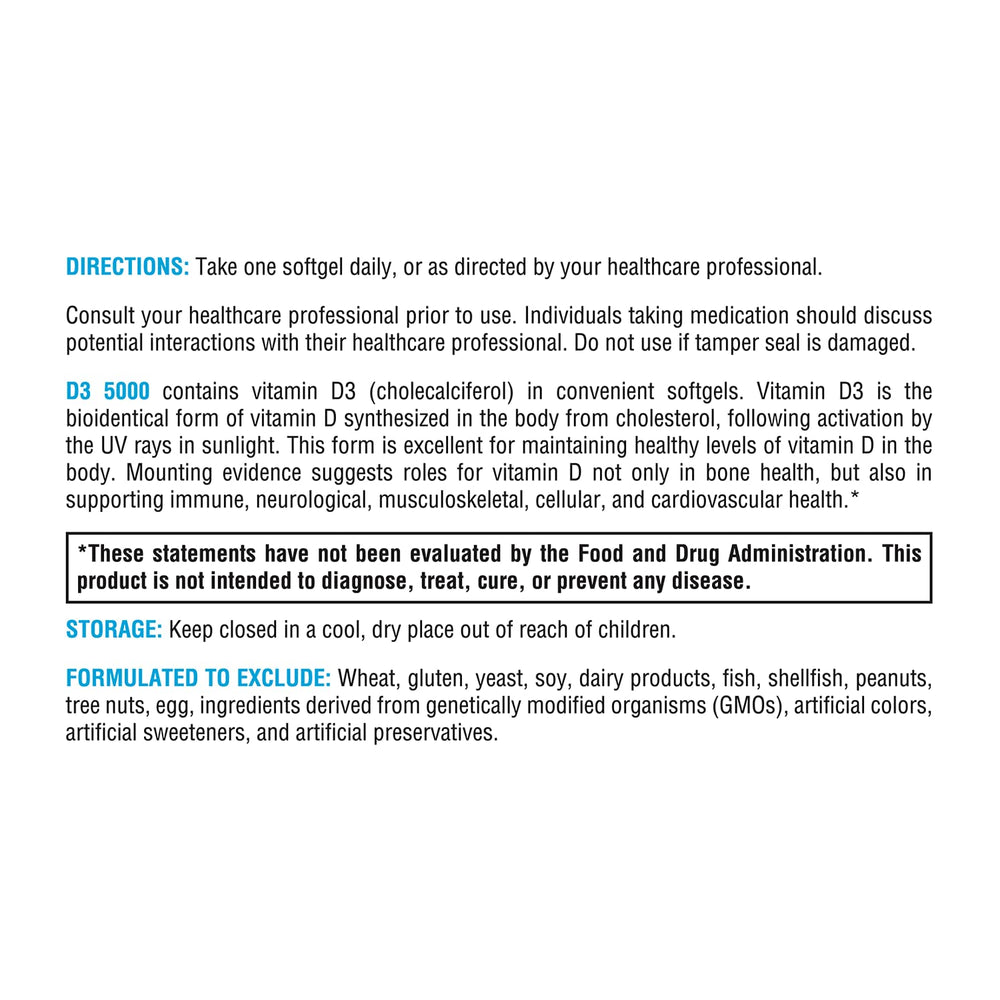 Immunity support graphic featuring Vitamin D3