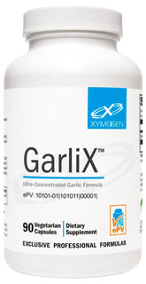 XYMOGEN GarliX bottle front view with 90 capsules