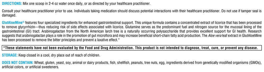 Deglycyrrhizinated licorice (DGL) and arabinogalactan components