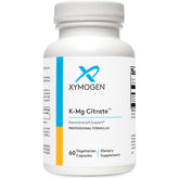 XYMOGEN K-Mg Citrate packaging and bottle
