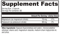 Diagram illustrating muscle health support from K-Mg Citrate