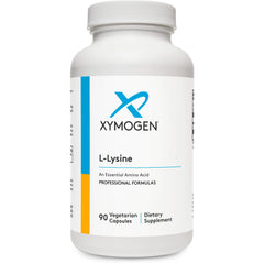 XYMOGEN L-Lysine 1000mg Capsules bottle front view