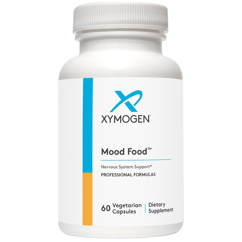 XYMOGEN Mood Food bottle with 60 capsules for mood support