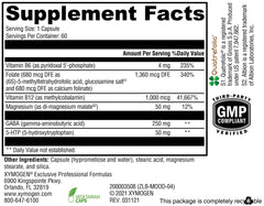Close-up of Mood Food ingredients featuring B vitamins, GABA and 5-HTP