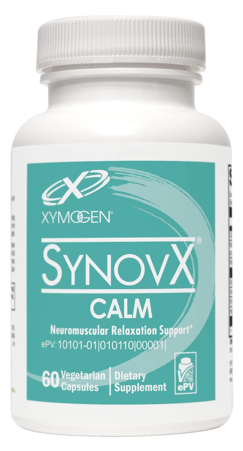 XYMOGEN SynovX Calm 60 capsules front label