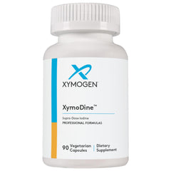 Front view of XYMOGEN XymoDine Iodine Supplement bottle