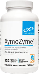 XYMOGEN XymoZyme Digestive Enzymes bottle with 120 capsules