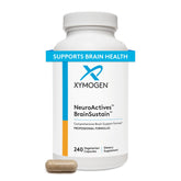 Bottle of XYMOGEN NeuroActives BrainSustain capsules