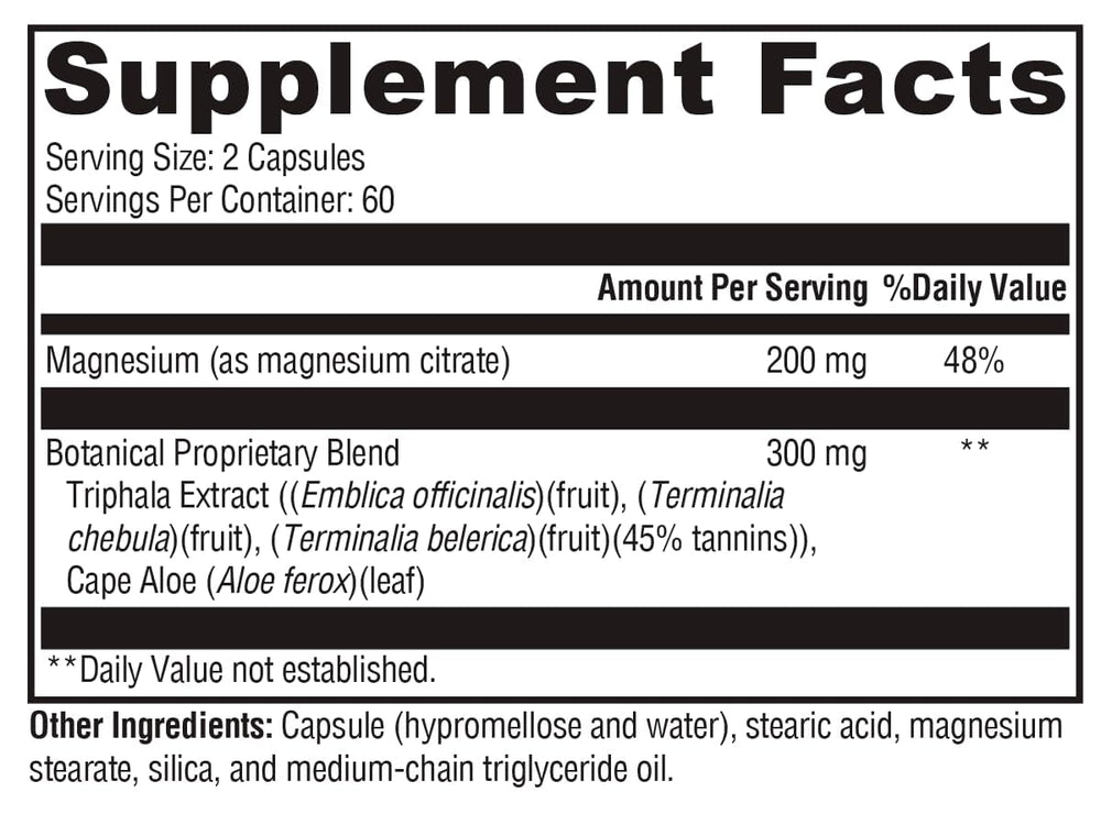 Close-up of magnesium citrate ingredient in ColonX