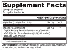 Close-up of magnesium citrate ingredient in ColonX