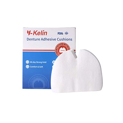 Upper adhesive-free denture pads designed for sore gums
